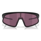 Image of Oakley RSLV 141 Sunglasses - Matte Black Frame / Prizm Road Black Lens