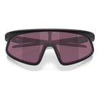 Image of Oakley RSLV 141 Sunglasses - Matte Black Frame / Prizm Road Black Lens