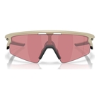 Image of Oakley Sphaera Strike Sunglasses - Matte Sand Frame / Prizm Dark Golf Lens