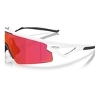 Image of Oakley Sphaera Strike Sunglasses - Matte White Frame / Prizm Field Lens