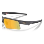 Image of Oakley Bisphaera Speed Sunglasses - Matte Carbon Frame / Prizm 24K Polarized Lens
