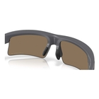 Image of Oakley Bisphaera Speed Sunglasses - Matte Carbon Frame / Prizm 24K Polarized Lens