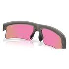 Image of Oakley Bisphaera Speed Sunglasses - Matte Grey Smoke Frame / Prizm Golf Lens