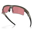 Image of Oakley Bisphaera Speed Sunglasses - Matte Trans Olive Ink Frame / Prizm Dark Golf Lens