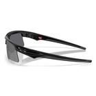 Image of Oakley Bisphaera Speed Sunglasses - Polished Black Frame / Prizm Black Polarized Lens