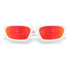 Image of Oakley Terraforma Sunglasses - Matte Clear Frame / Prizm Ruby Lens