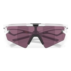 Image of Oakley Sphaera Slash Sunglasses - Matt Clear Frame / Prizm Road Black Lens