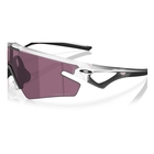 Image of Oakley Sphaera Slash Sunglasses - Matt Clear Frame / Prizm Road Black Lens