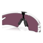 Image of Oakley Sphaera Slash Sunglasses - Matt Clear Frame / Prizm Road Black Lens
