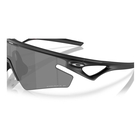 Image of Oakley Sphaera Slash Polarized Sunglasses - Matte Black Frame / Prizm Black Polarized Lens