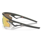 Image of Oakley Sphaera Slash Sunglasses - Matt Olive Ink Frame / Prizm 24K Lens