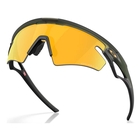 Image of Oakley Sphaera Slash Sunglasses - Matt Olive Ink Frame / Prizm 24K Lens