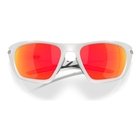 Image of Oakley Lateralis Polarized Sunglasses - Matte Vapor Frame / Prizm Ruby Polarized Lenses
