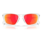 Image of Oakley Lateralis Polarized Sunglasses - Matte Vapor Frame / Prizm Ruby Polarized Lenses