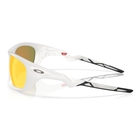 Image of Oakley Lateralis Polarized Sunglasses - Matte Vapor Frame / Prizm Ruby Polarized Lenses