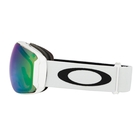Image of Oakley Airbrake XL Ski Goggles - Polished White Frame/Prizm Jade Iridium & Prizm Sapphire Iridium Lenses