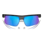 Image of Oakley Bisphaera Polarized Sunglasses - Matte Grey Camo Frame / Prizm Sapphire Polarized Lens
