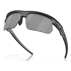 Image of Oakley Bisphaera Sunglasses - Steel Frame / Prizm Black Lens