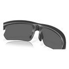 Image of Oakley Bisphaera Sunglasses - Steel Frame / Prizm Black Lens