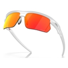 Image of Oakley Bisphaera Sunglasses - Polished White Frame / Prizm Ruby Lens