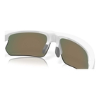 Image of Oakley Bisphaera Sunglasses - Polished White Frame / Prizm Ruby Lens