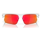 Image of Oakley Bisphaera Sunglasses - Polished White Frame / Prizm Ruby Lens