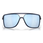 Image of Oakley Castel Prizm Polarized Sunglasses - Matte Translucent Blue Frame / Prizm Deep Water Polarized Lens