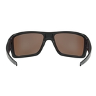 Image of Oakley Double Edge Prizm Deep Water Polarized Sunglasses - Matte Black/PRIZM Deep Water Polarized