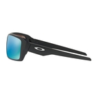 Image of Oakley Double Edge Prizm Deep Water Polarized Sunglasses - Matte Black/PRIZM Deep Water Polarized