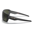Image of Oakley Double Edge Sunglasses - Matte Black / Dark Grey Lens