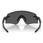 Image of Oakley Encoder Sunglasses - Matte Black Frame / Prizm Black Lens