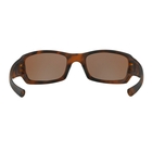 Image of Oakley Fives Squared Prizm Deep Water Polarized Men's Sunglasses - Matte Tortoise Frame/PRIZM Deep Water Polarised
