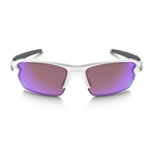 Image of Oakley Flak 2.0 Prizm Golf Sunglasses - Polished White Frame/Prizm Golf Lens