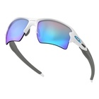 Image of Oakley Flak 2.0 XL Prizm Polarised Sunglasses - Polished White Frame/Prizm Sapphire Lens