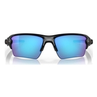 Image of Oakley Flak 2.0 XL Prizm Polarized Sunglasses - Polished Black Frame/Prizm Sapphire Polarized Lens