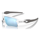 Image of Oakley Flak 2.0 XL Prizm Polarized Sunglasses - Polished White Frame/Prizm Deep Water Polarized Lens