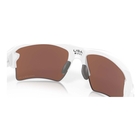 Image of Oakley Flak 2.0 XL Prizm Polarized Sunglasses - Polished White Frame/Prizm Deep Water Polarized Lens