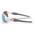 Image of Oakley Flak 2.0 XL Prizm Polarized Sunglasses - Polished White Frame/Prizm Deep Water Polarized Lens