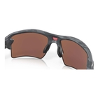 Image of Oakley Flak 2.0 XL Prizm Polarized Sunglasses - Matte Black Camo Frame/Prizm Deep Water Polarized Lens