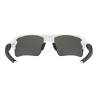 Image of Oakley Flak 2.0 XL Prizm Polarised Sunglasses - Polished White Frame/Prizm Black Polarized Lens