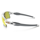 Image of Oakley Flak 2.0 XL Sunglasses - Polished White Frame/Fire Iridium Lens