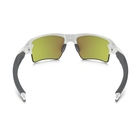 Image of Oakley Flak 2.0 XL Sunglasses - Polished White Frame/Fire Iridium Lens