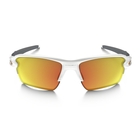 Image of Oakley Flak 2.0 XL Sunglasses - Polished White Frame/Fire Iridium Lens