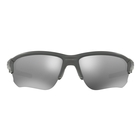 Image of Oakley Flak Draft Sunglasses - Matte Dark Grey Frame/Black Iridium Lens