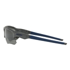 Image of Oakley Flak Draft Sunglasses - Matte Dark Grey Frame/Black Iridium Lens