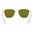 Image of Oakley Frogskins Men's Sunglasses - Polished Clear Frame/Violet Iridium Lens