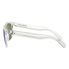 Image of Oakley Frogskins Men's Sunglasses - Polished Clear Frame/Violet Iridium Lens