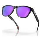 Image of Oakley Frogskins Prizm Sunglasses - Matte Black Frames / PRIZM Violet Lens