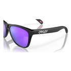 Image of Oakley Frogskins Prizm Sunglasses - Matte Black Frames / PRIZM Violet Lens