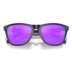 Image of Oakley Frogskins Prizm Sunglasses - Matte Black Frames / PRIZM Violet Lens